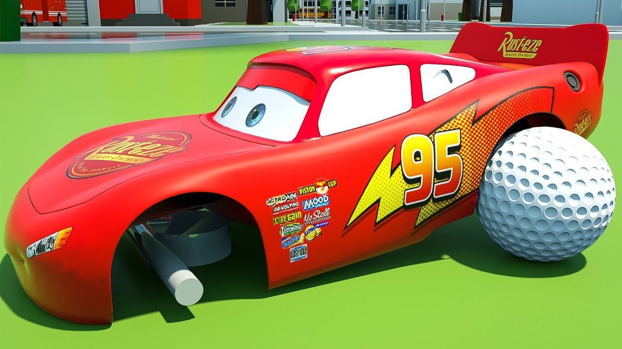 Песенка про сборы мячей для гольфа и Маккуина - Детские стишки и песенки - Песенка для малыша