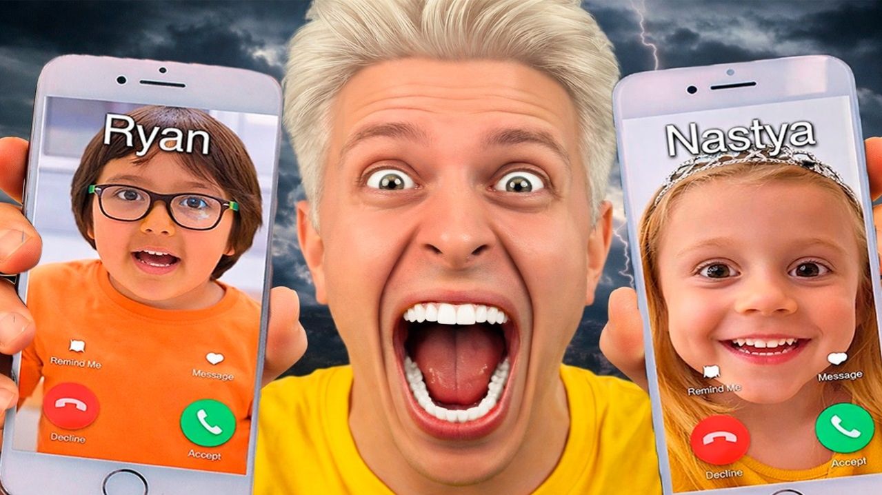 НЕ ЗВОНИ LIKE NASTYA И RYAN В 3:00 НОЧИ