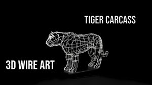 Оживим металл 3D Wire Art «Тигр» 🛠️