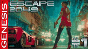 РЕТРОЛОМКА! ESCAPE 2049 (SEGA GENESIS 2026) ► НОВАЯ ИГРА ДЛЯ SEGA MEGA DRIVE 2 ► ПРОХОЖДЕНИЕ #1
