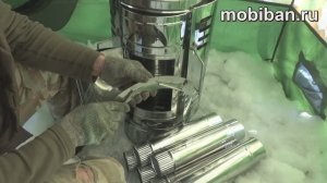 Печь Гравицапа КЦ-4. Установка в палатке Мобиба МБ-18/22 и обзор
