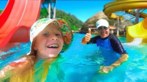 Настя и папа в отпуске! | ВИДЕО ДЛЯ ДЕТЕЙ