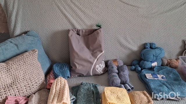 Ревизия пряжи на веснулето.РаспаковкаПеку хлеб