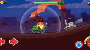 Играю в игру Hills of steel