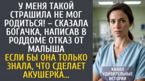 Истории из жизни У меня такой страшила не мог родиться! – сказал богачка, написав в роддоме отказ…