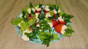 Помидоры с начинкой из сыра, зелени и чеснока/Закуски/Рецепт № 257