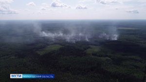 Первый случай пала сухой травы зарегистрирован в Вологодской области