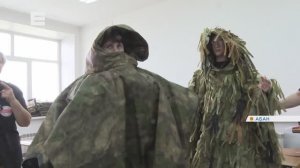 Волонтёры из Абана делают специальные антидроновые пончо