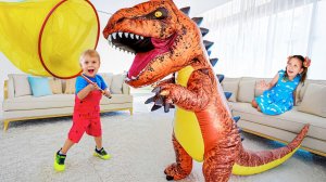 Оливер надувает все волшебным насосом