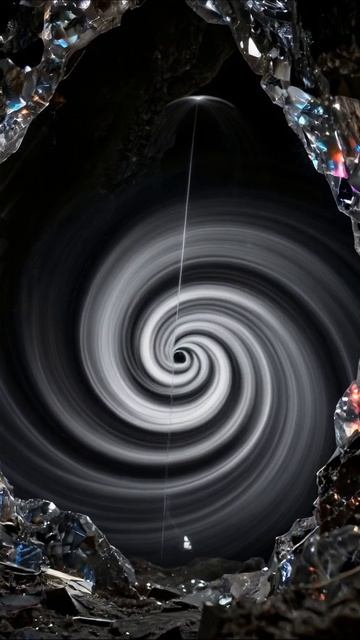 Тайны вселенной: путешествие в спиральные глубины #вселенная #искусство #галактика