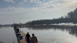 Запуск форели в акваторию !!!