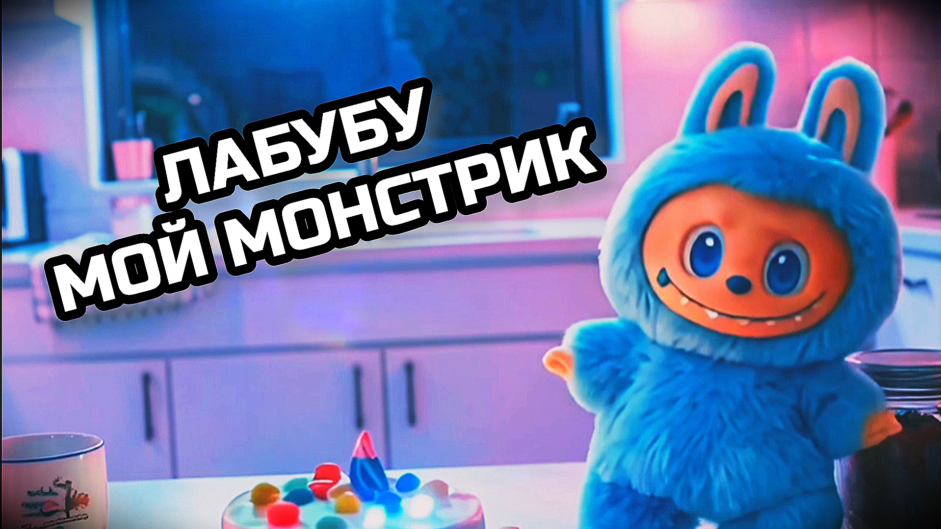 ЛАБУБУ, МОНСТРИК ЛАСКОВЫЙ И НЕЖНЫЙ. Весёлая песенка про монстрика.