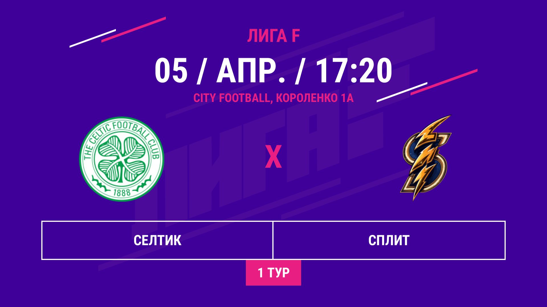 ВОСТОК | Селтик - : - Сплит