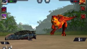 Сражения и победа, Я делаю гибрид водоплавающий, « Я играю в Jurassik world the Game »