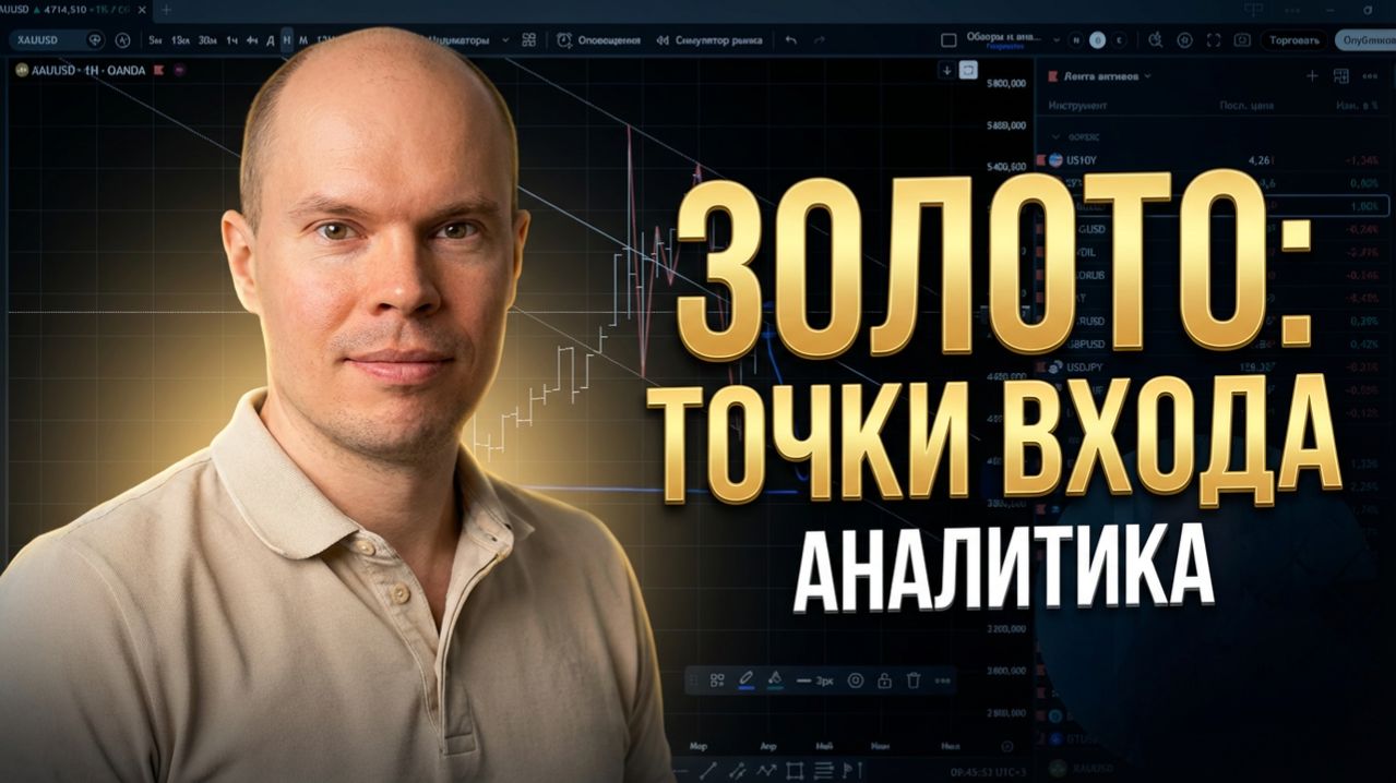 ЗОЛОТО СНОВА ВВЕРХ? Обзор и аналитика по металлу.