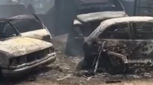 Около 700 машин сгорели во время пожара на автостоянке в мексиканском Акапулько