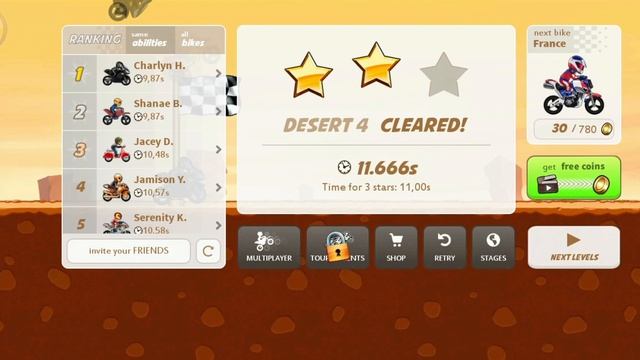 Прохождение пустыни  Bike Race