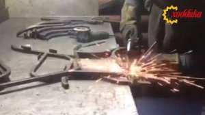 Зачистка швов опоры изделия - производство Хоббика