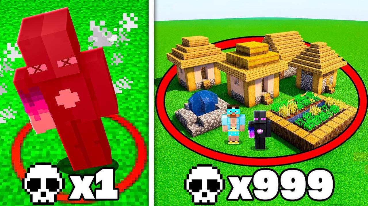 ✅ ВЫШЕЛ ЗА ЛИНИЮ = УМЕР! ТРОЛЛИНГ ГРАДУСА в Майнкрафт