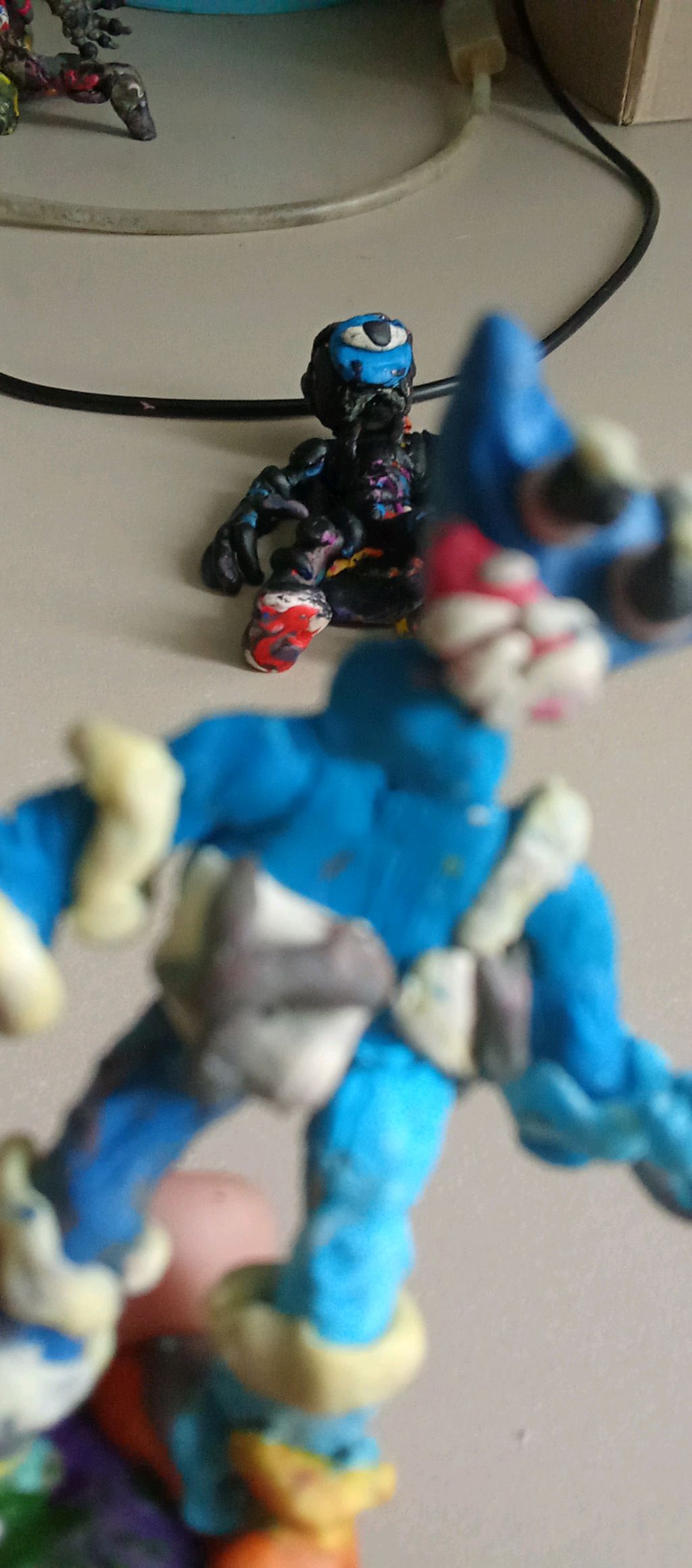 Харли и Хаги из пластилина