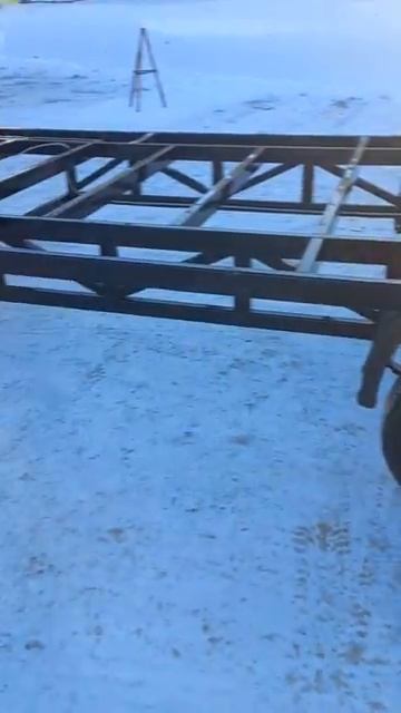 прицеп Барс 3 оси с поворотной осью