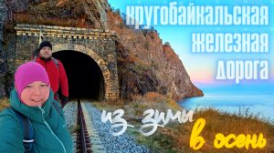 Испугались кабанов | Осень на Байкале | Чистим лыжный маршрут