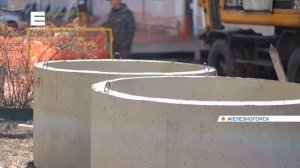 На месте провала грунта в Железногорске сегодня прошло выездное совещание