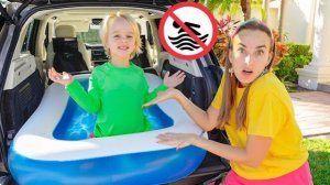 Приключение в надувном бассейне с Крисом и друзьями!