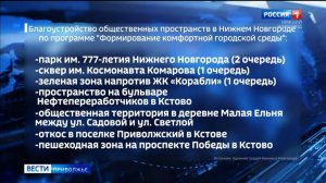 В Нижнем Новгороде приступили к благоустройству общественных пространств