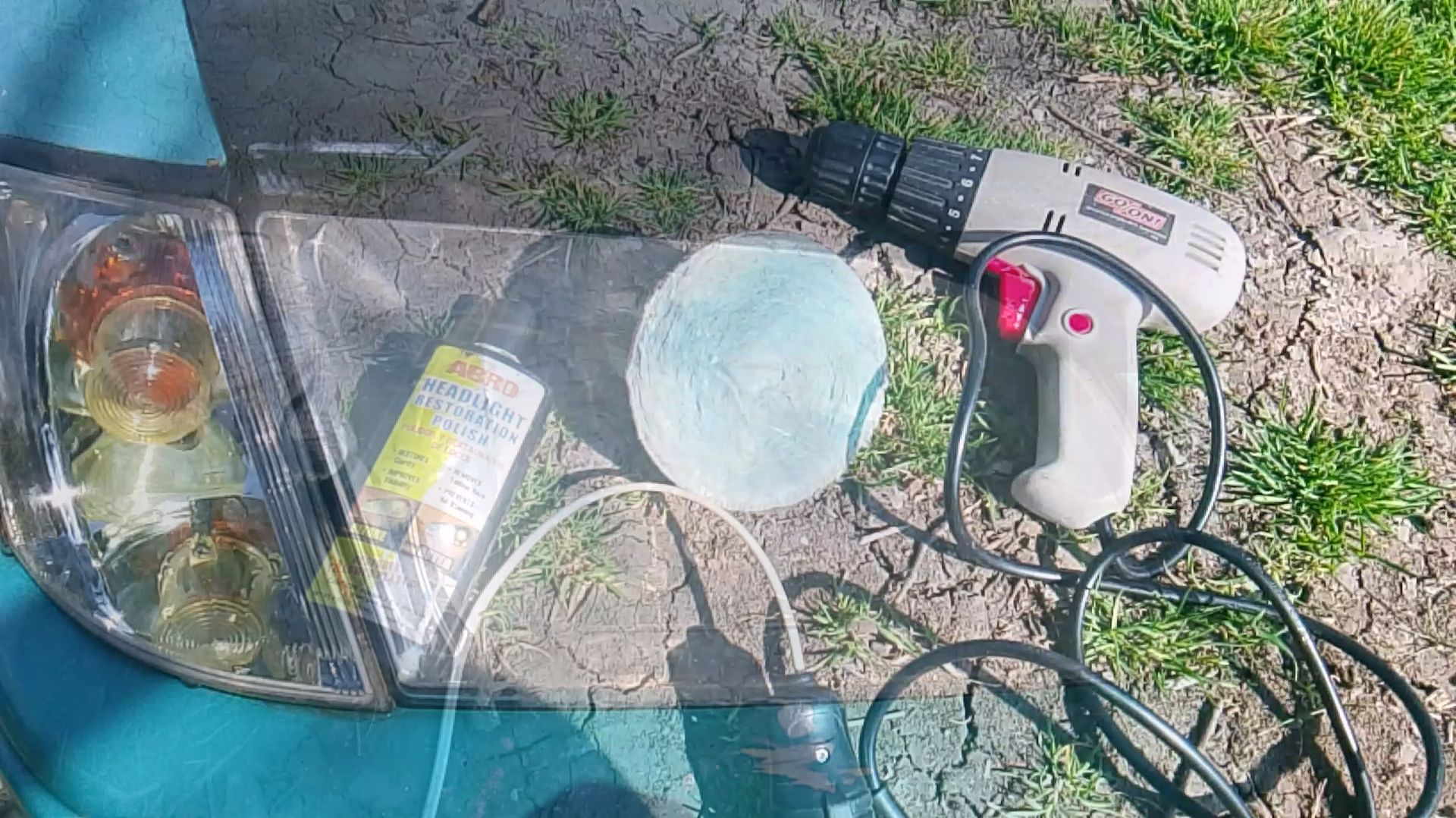 Полировка фар своими руками Mitsubishi