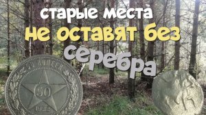 СТАРЫЕ МЕСТА НЕ ОСТАВЯТ БЕЗ СЕРЕБРА. ПОИСК С ЭКВИНОКС 800.