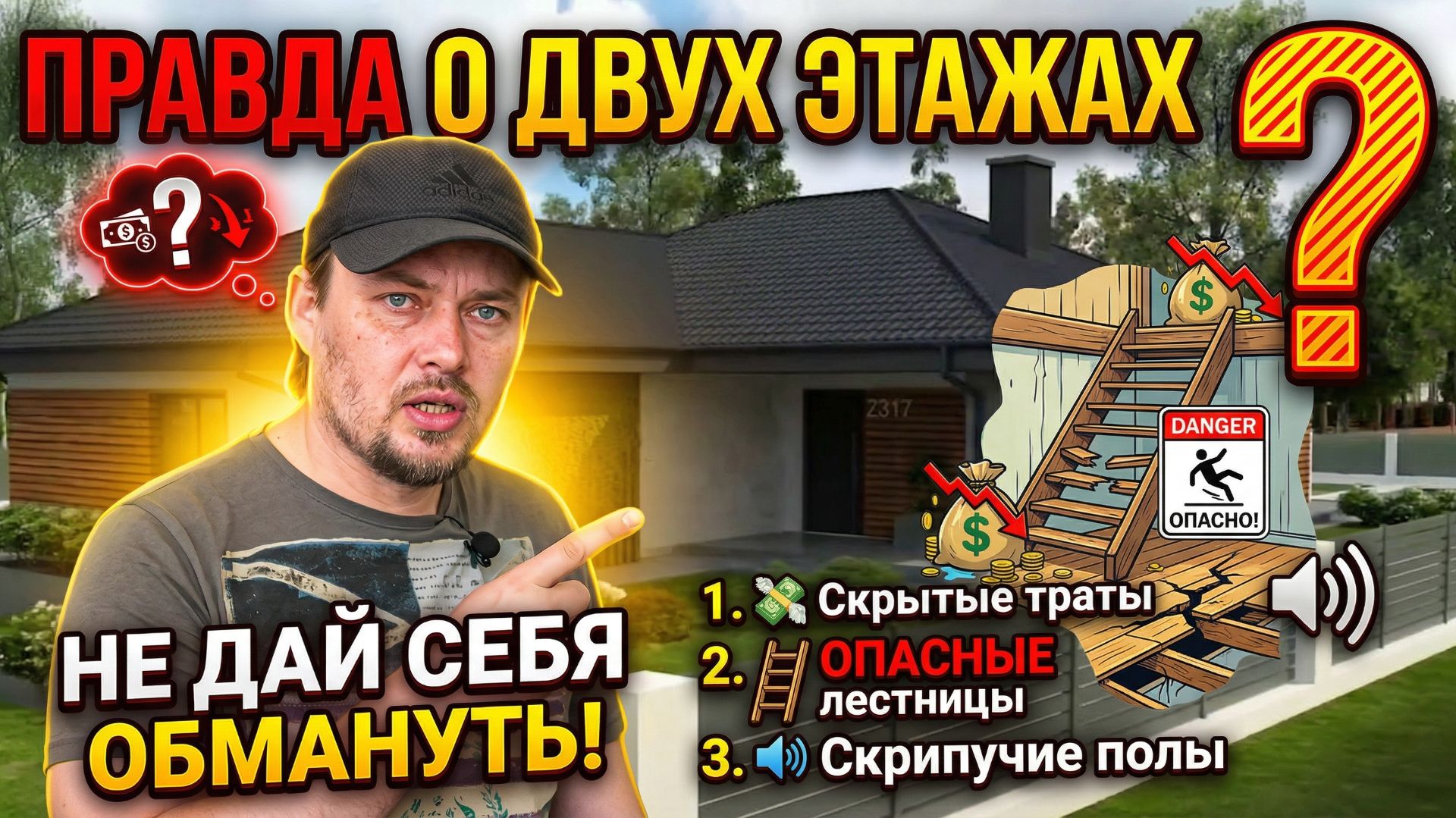 Одноэтажный или двухэтажный дом? Скрытые переплаты, ловушка перекрытий и опасные лестницы смотреть онлайн