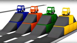 Развивающий мультик для детей - 4 машинки - Про гонки и про дружбу.