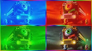 МУЛЬТИКИ, МАШИНКИ 🚌 ГИГАНТСКИЙ школьный АВТОБУС на магической трассе! 🏆 КТО круче ТАНЦУЕТ?