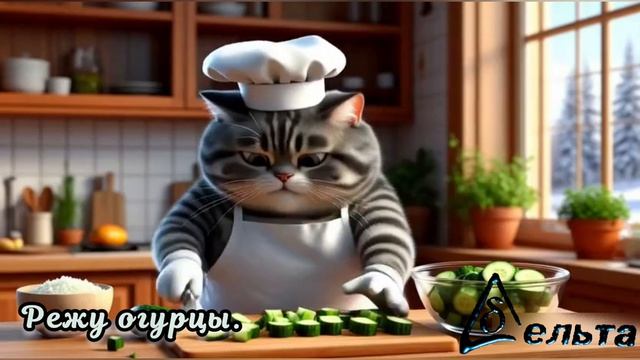 Рецепты от кота-Маркиза. Салат лесной.