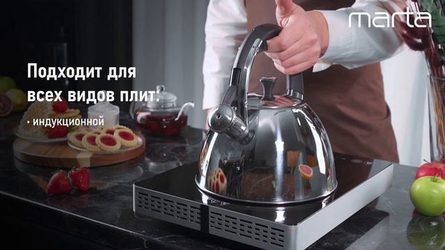 Металлический чайник MARTA MT-KT3101A