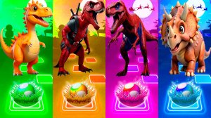 Coffin Dance Динозавры 396 уровень - Мультики про Динозавров | МУЛЬТФИЛЬМЫ ДИНОЗАВРЫ в Tiles Hop