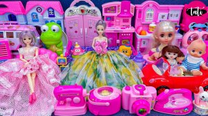 Играем в игрушки из мультика принцесса кукла Барби. Мультфильм для детей. ASMR АСМР