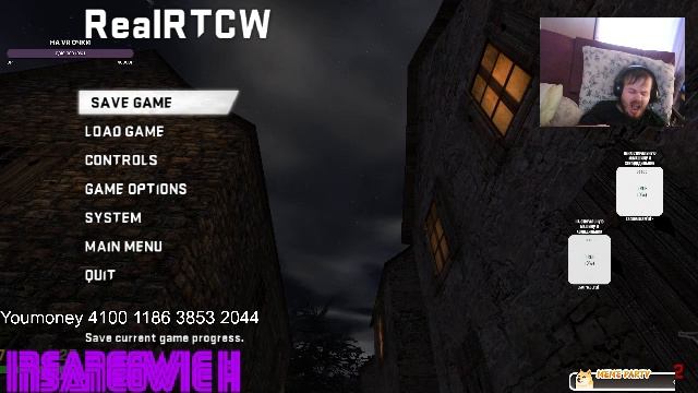 стрим прохождение Return To Castle Wolfenstein(RealRTCW)22 миссия попытка;№3