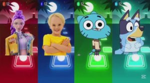 Тайлс Хоп: Музыкальный Баттл — К-Поп Охотники на Демонов, Блуи, Влад и Ники против Гамбола