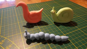 Полезный урок: «Лепим из воздушного пластилина_ Лебедь_Улитка и Гусеница»