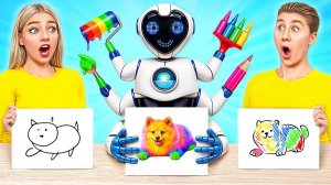 Кто Лучше Нарисует Предмет, Получит Его с Роботом