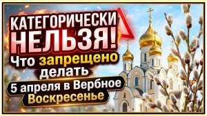 Что категорически нельзя делать в Вербное Воскресенье 5 апреля перед Пасхой. Запреты и приметы