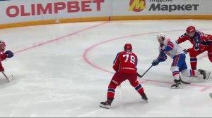 КХЛ. ЦСКА_СКА матч 5 . Лутфуллин подарил шайбу Коваленко. Гол в пустые ворота. Плеш в ярости