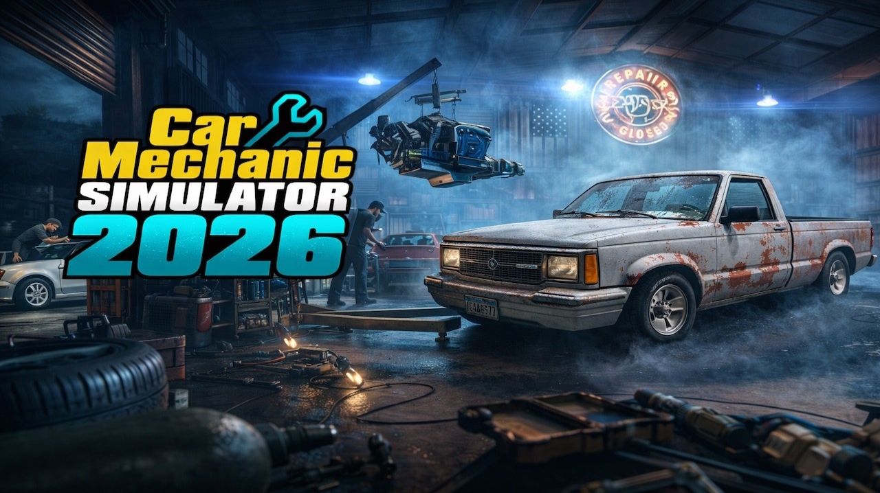 Первый взгляд на игру Car Mechanic Simulator 2026 (Demo) | Обзор | Геймпле́й