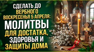 Успеть до воскресенья 5 апреля - благодатные слова на вербу для здоровья семьи и достатка года