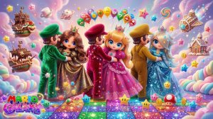 Принцессы Супер Марио! Поделки для кукол в Пушистом, Картонном и Золотом Стиле! Куклы ЛОЛ ОМГ!