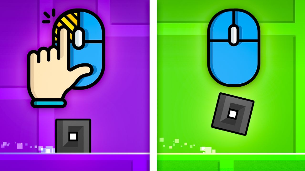 Geometry Dash, но УПРАВЛЕНИЕ НАОБОРОТ!