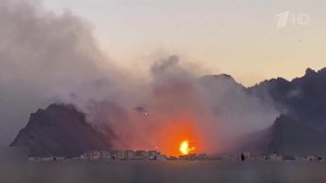 На Ближнем Востоке не прекращаются бомбардировки.