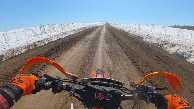 Прохват по грунтовке Скорость около 130км.ч  Avantis 250 Enduro